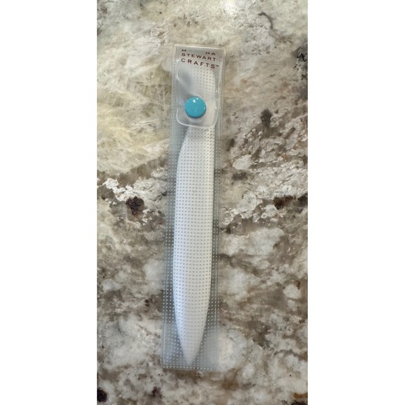 Martha Stewart Crafts Other - Martha Stewart Crafts Bone Folder Paper Creasing Tool w Storage Sleeve White Q3